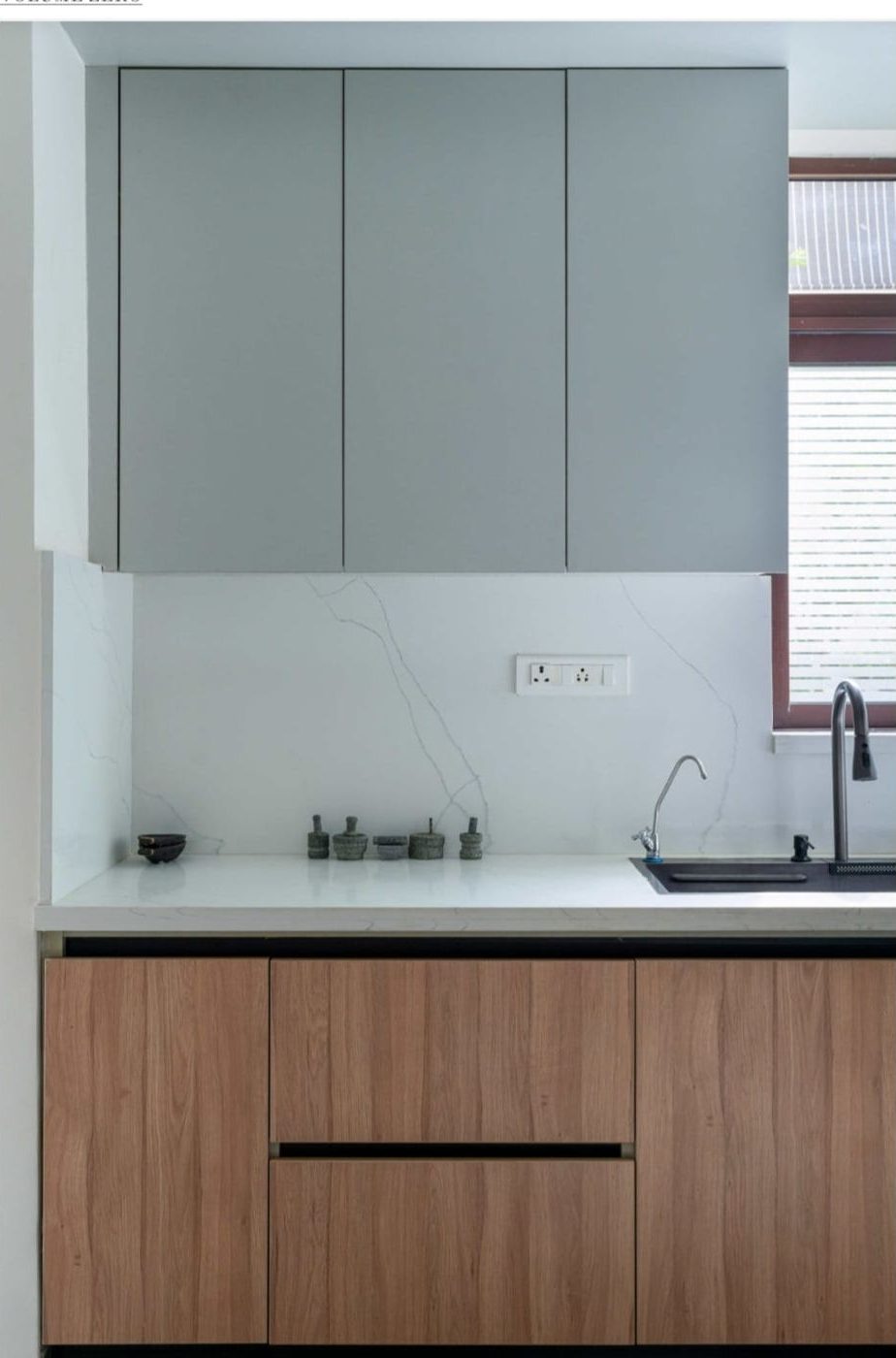 Kitchen cabinetry detail
